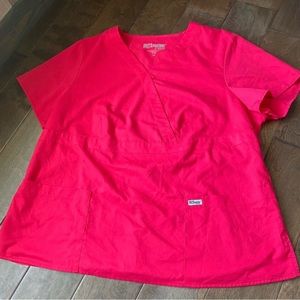 Barbie pink scrub  top